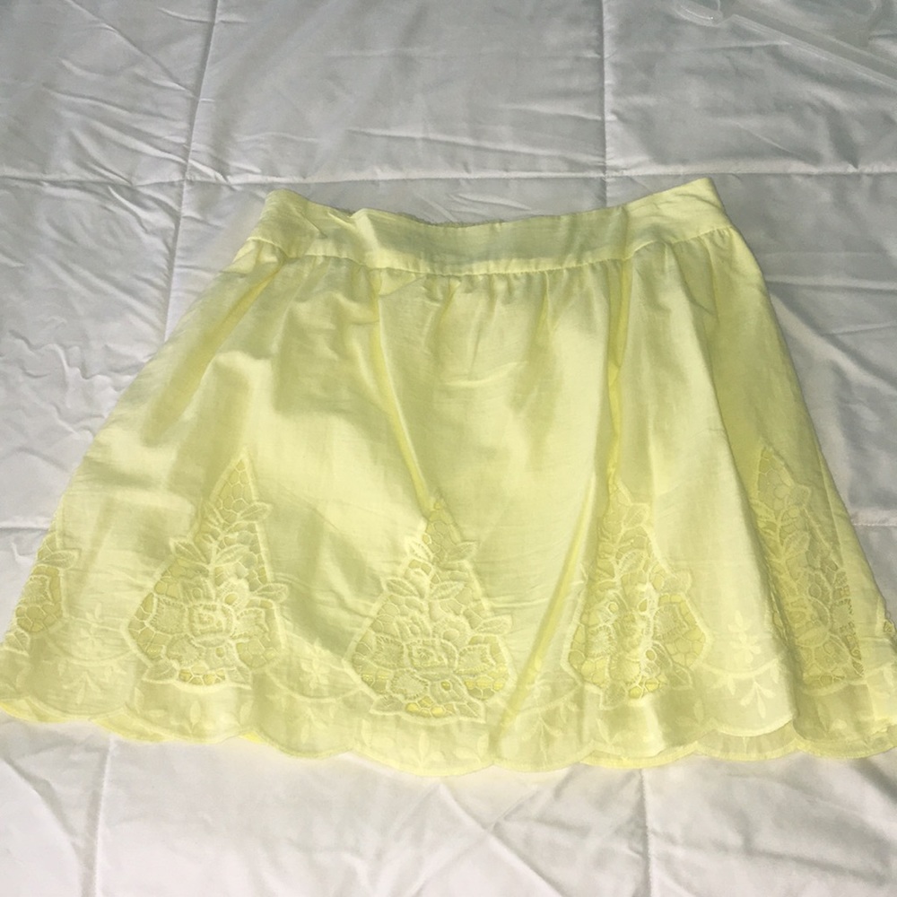 Pastel Yellow Skirt